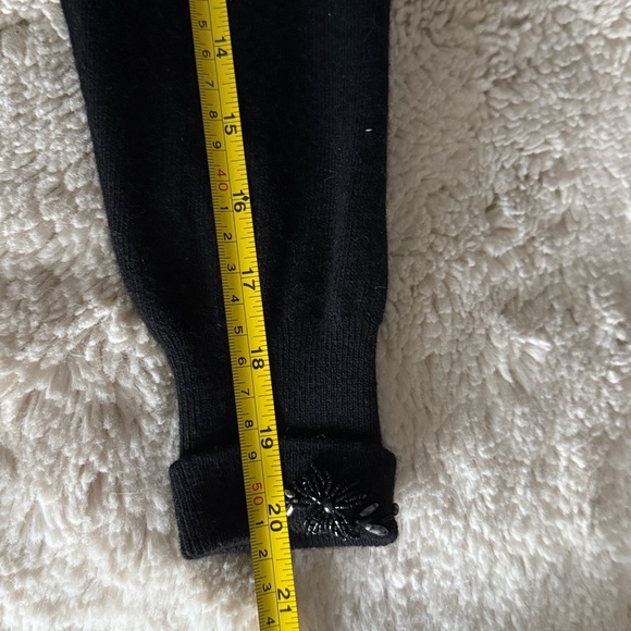 👑 Pringle of Scotland 100% Pure Cashmere Hand-Beaded Slim Fit Black Cardigan - Picture 11 of 12